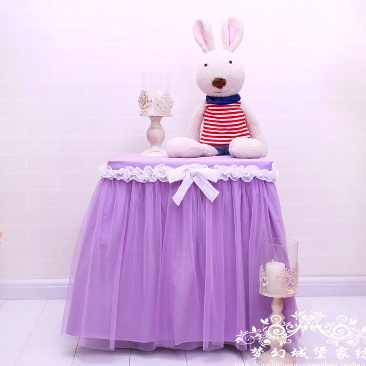 New Princess Meritocracy Full Cotton Plus Yarn Bed Head Cabinet Hood Bench Hood Table Hood TV Cabinet Hood Full Bag Table Cloth-Taobao