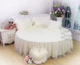 Ít Dream House Tuỳ giường tròn tròn giường váy tròn giường tròn khăn trải giường bedspread bedspread bông bông mảnh - Váy Petti