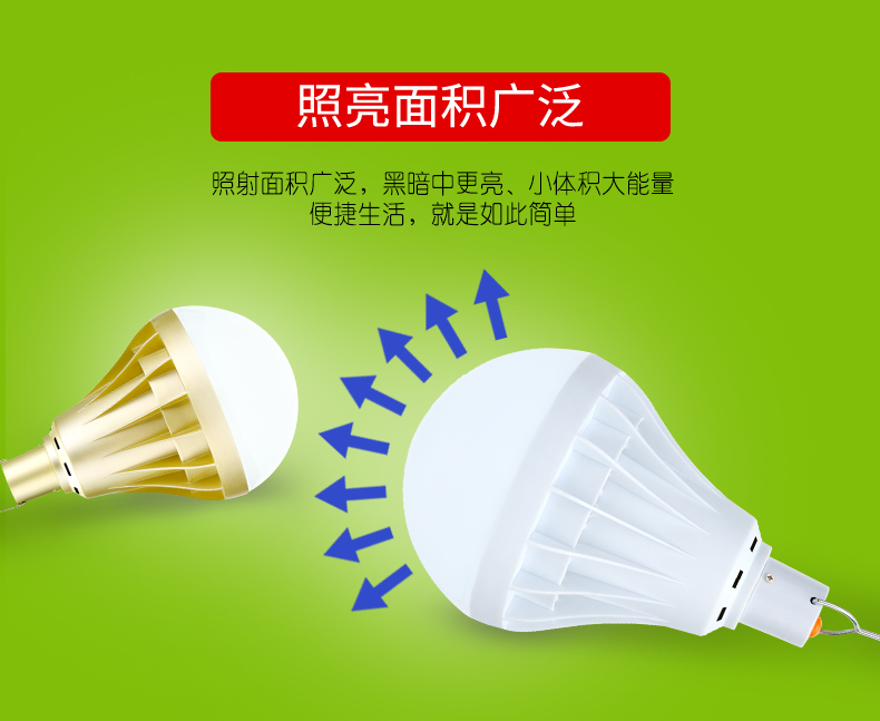 Cắm trại ánh sáng LED khẩn cấp chiếu sáng chợ đêm gian hàng ánh sáng ngoài trời sạc treo đèn chói cắm trại lều đèn lồng đèn pin mini sạc điện