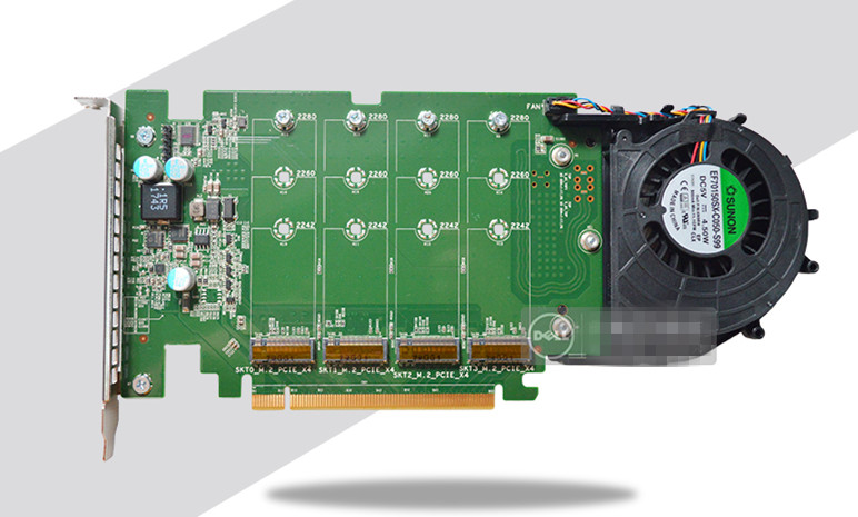 Dell Dell Dell 6N9RH 80G5N riser PCIe can be installed with four pieces of M 2 SSD cards brand new