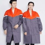 Служба работы с носмием, грязное и синее пальто, длинная модель на заказ на складских заводах работники и служба страхования труда