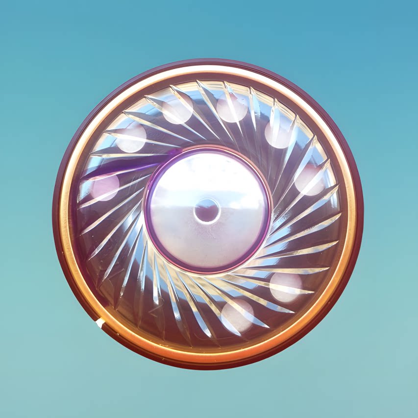 Qinggeman 50MM high resistance 320 ohm fever headphone speaker can replace HD800 subwoofer