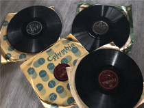 78 to 10 inch LP vinyl record phonograph old record Bakelite vinyl record 30 random hair