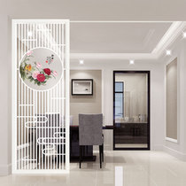Entrance Glass Partition Screen Xuanguan Partition Book Room Living Room Tea Room Confessions Screen Translucent Peony mobile screen