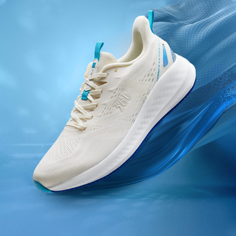 361 Sky shoes men's shoes autumn breathable Q bullet running shoes net shoes 361 degree light shock absorption running shoes men