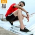 361 giày nam giày thể thao mùa thu nhẹ giày vải có thể mặc 361 độ nhẹ thoáng khí một bàn đạp giày lưu hóa đơn giản