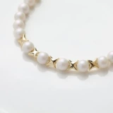 Глянцевый браслет из бисера ручной работы, аксессуары, 14 карат, золотой цвет