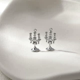 Ретро свеча, подвеска, серьги, ожерелье, аксессуары, 14 карат