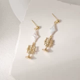 Ретро свеча, подвеска, серьги, ожерелье, аксессуары, 14 карат