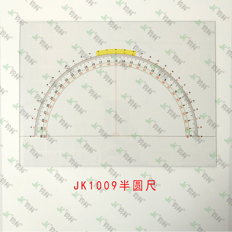 Junke 33.3cm Semi-Circle Ruler Jk1009 Azimuth Ruler 0112 Type Azimuth Coordinate Ruler Jk1010-1 Azimuth