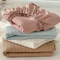 Хлопковая стеганая простыня, хлопковый защитный чехол, нескользящое покрывало, матрас, увеличенная толщина, 1.8м