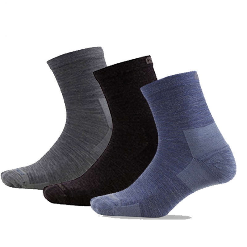 ZEALWOOD Purcell Merino wool socks men's and women's wool invisible socks sweat-absorbing breathable leisure sports socks 17020