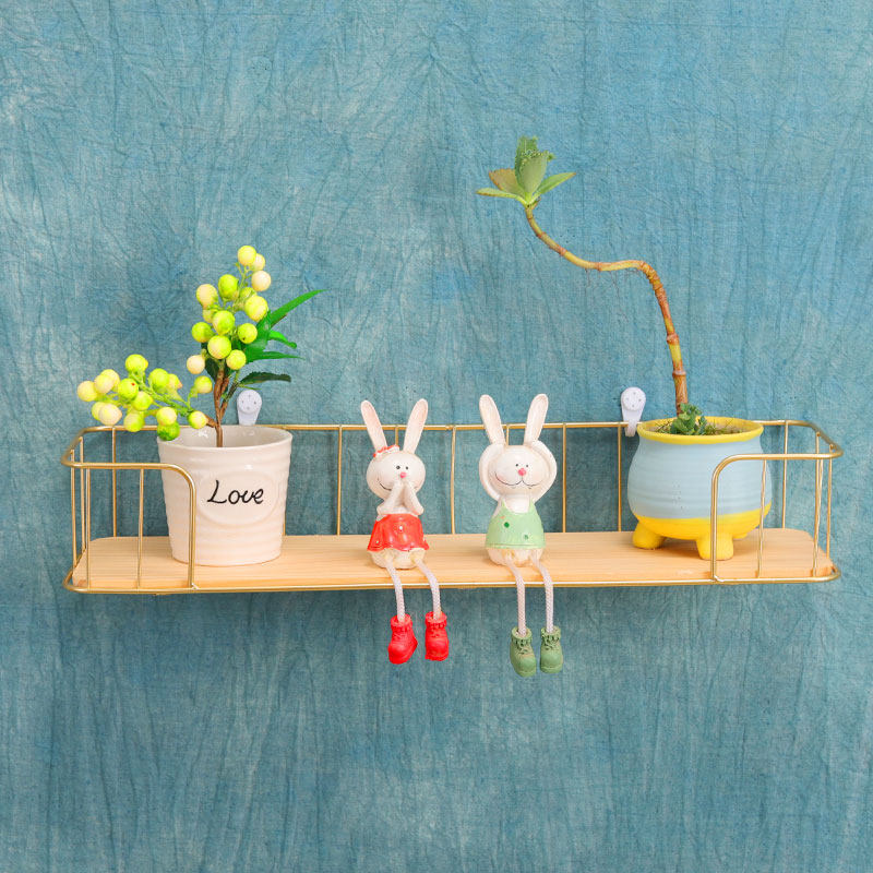 Nordic iron wall with a stack-free living room bedroom dining room in-board box router TV wall decoration