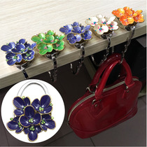 Haitang Florist Handbag Bag hook Student Desktop Hanging Bag Hook Fashion Creative Folding Metal Desk Hang Bag