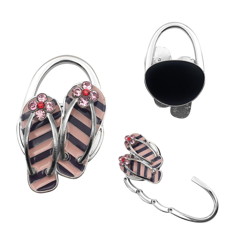 Creative Men's Shoes Handbag Hanger Men's Slippers Desktop Handbag Bag Jewelry Hook Folding Bag Hook