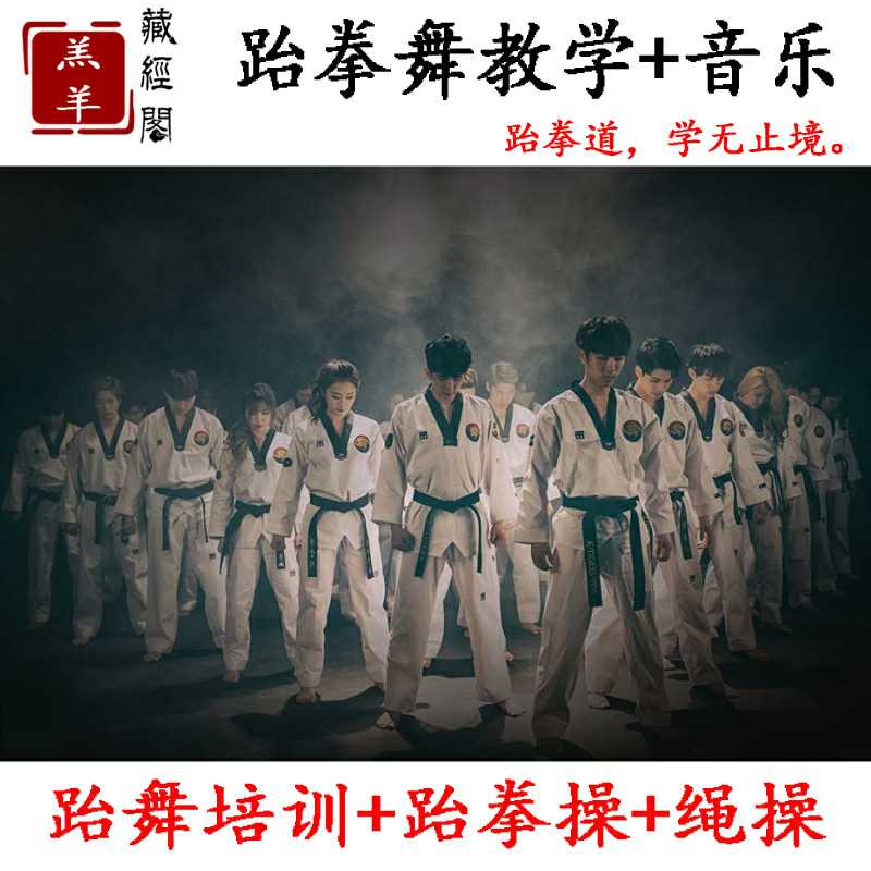 Taekwondo Dance Music Taekwondo Dance Training Young Children Puzzle taekwondo Boxing Gymnastics Korean Rope Playground Teaching Tiger Team Performance