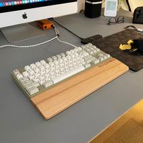RealForce87U 104 thin keyboard bracelet mechanical keyboard bracelet wrist tot solid wood beech wood walnut wood