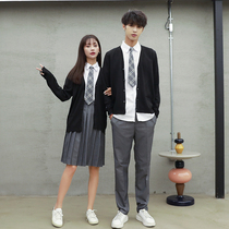 Korean class uniform Japanese uniform British College style Middle and high school students autumn school uniform Korean ins chorus suit