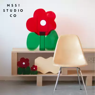 MSS Meow Warlock giant transparent acrylic flower flower vase Oversized vase Florist buyer shop decoration Home decoration