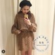Mùa thu và mùa đông ngày twist kẻ sọc dệt loose đèn lồng tay áo retro ngọt ngào dệt kim áo len váy CHICO váy ngủ 2 dây váy đầm