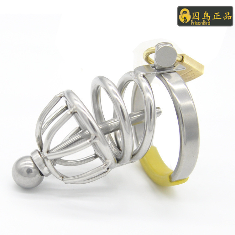 Men's metal chastity lock sm fun chastity belt cb6000s stainless steel chastity lock bird cage jj cage anti-escape