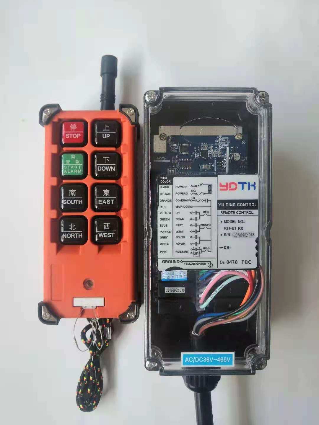 Yuding F21-E1B visible operating status Industrial wireless remote control hanger equipment