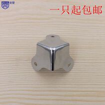 Wooden box No. 4 corner metal iron corner protection 90 degree triangle right angle reinforced fixed angle furniture hardware connector