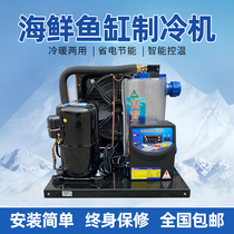 Chiller fish tank seafood aquaculture chiller fish pond one-to-two constant temperature machine commercial power-saving integrated unit
