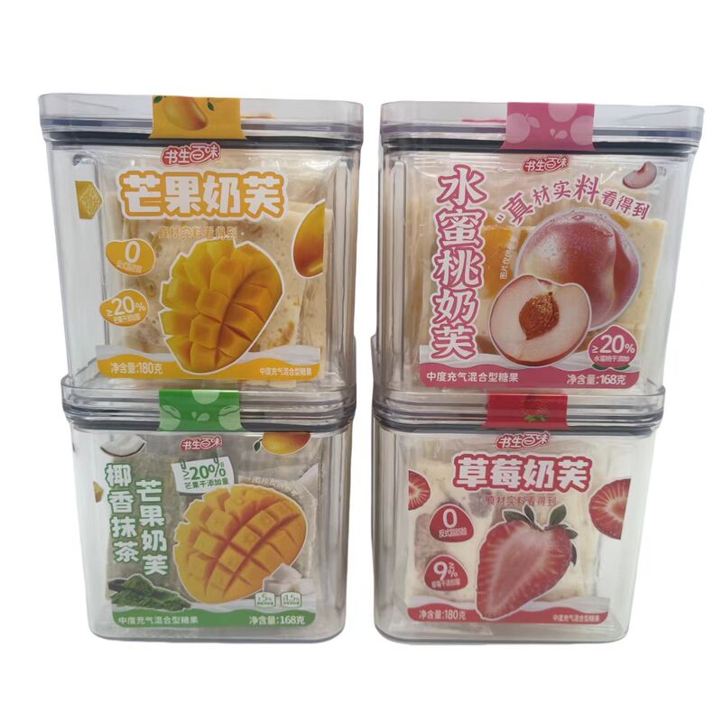 Scholar Baiwei Strawberry Peach Coconut Mango Milk Fu 168g Boxed Candy Snacks Souvenirs Casual Snacks Scholar Baiwei Strawberry Peach Coconut Mango Milk Fu 168g Boxed Candy Snacks Souvenirs Casual Snacks