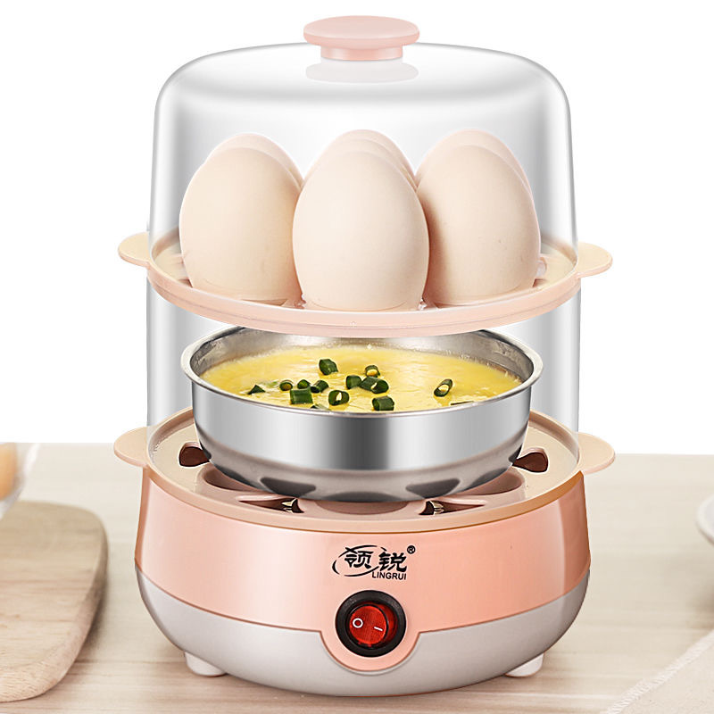 Egg steamer household egg cooker automatic power off stewed steamed egg custard machine student dormitory mini small power artifact