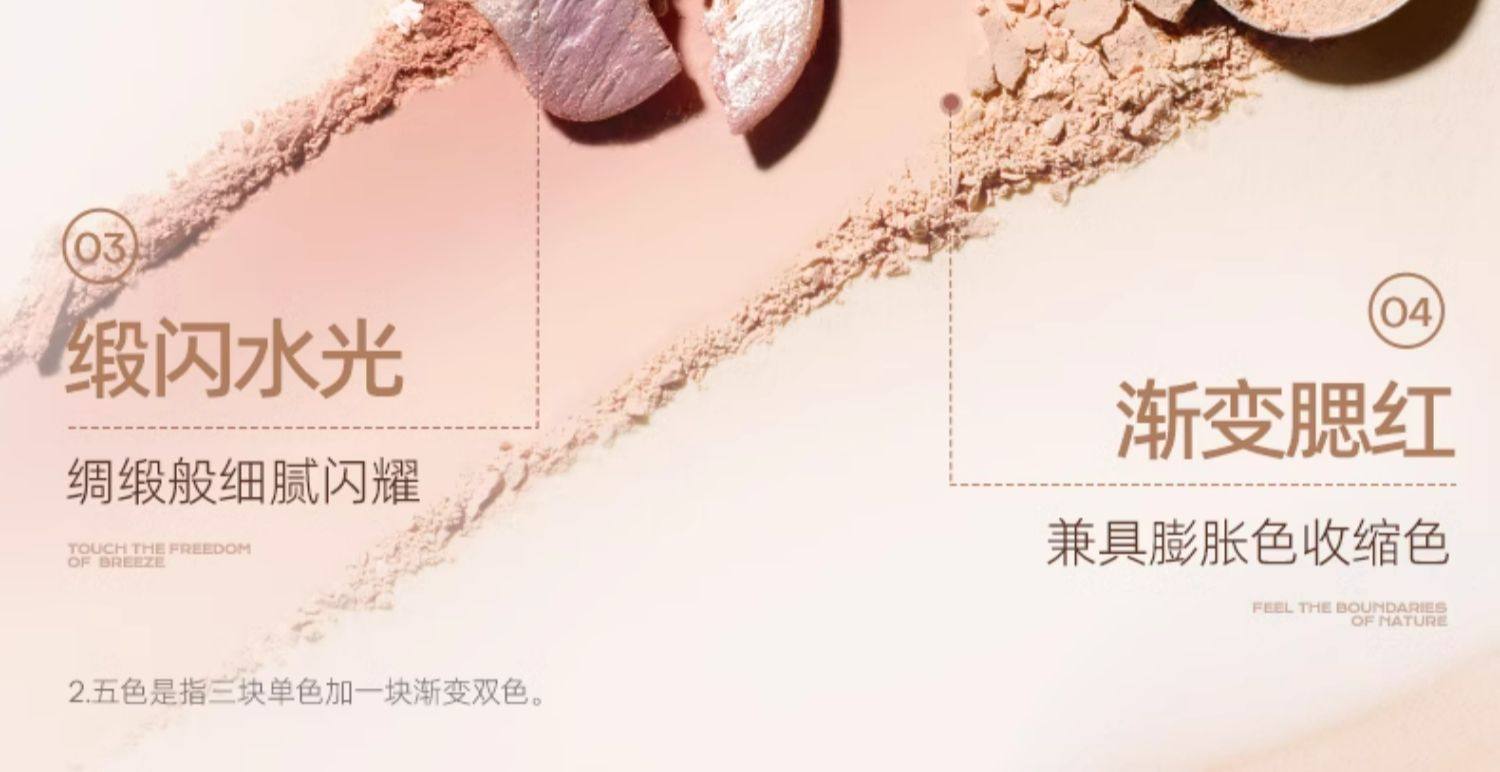 【中国直邮】泰国 蜜丝婷 奶咖面部综合彩妆一体盘高光修容腮红三合一  02海岸花火