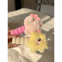 Little monster door handle gloves anti-collision and bump-proof bedroom door decoration anti-static cute cartoon door handle protective cover