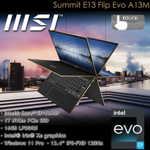 2023 Microscope MSI Summit E13 flip touchscreen thin business office laptop 13 generation i7