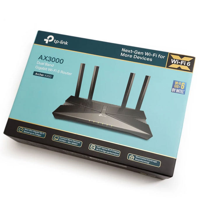 5Cgo TP-Link UPU Archer AX50 AX3000 WiFi6 Dual Band WiFi Router