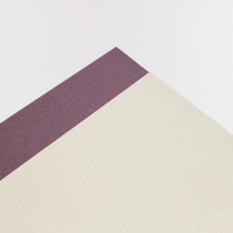 (21x29 7cm)A4 blank greeting card base handmade paper 250g grass incense paper fiber particles Milky White purple