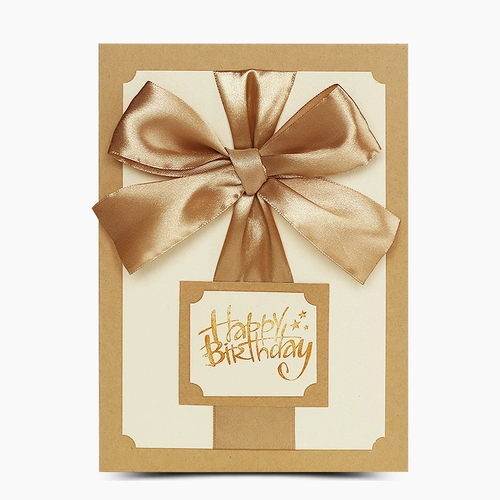 Изысканная открытка с бантиком для матери для друга, делается под заказ, изысканный стиль