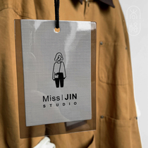 Tag custom-made mens and womens clothing custom trademark logo design Transparent PVC texture listing card custom Europe and the United States and South Korea Fan personality simple label clothes creative price card with rope hanging cartoon
