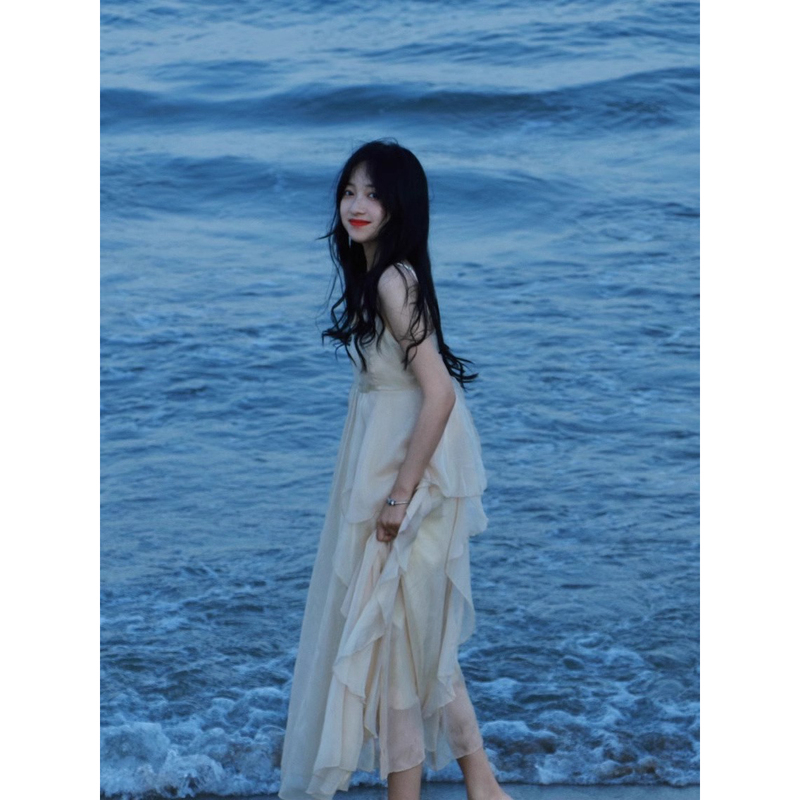 Clothes Suitable for Taking Photos at the Beach in Sanya, Super Pretty Vacation Beach Dresses, Yunnan Travel Outfits for Women