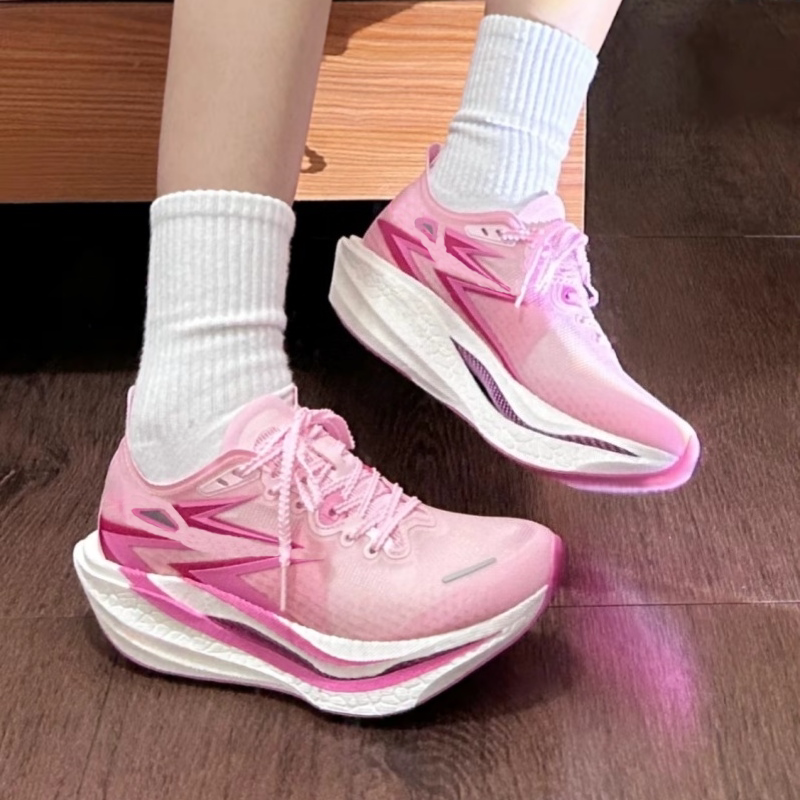 Feiran 4 Cupid Student Racing Running Marathon Carbon Plate Professional Running Shoes Shock-Absorbing Training Full-Length Sports Shoes