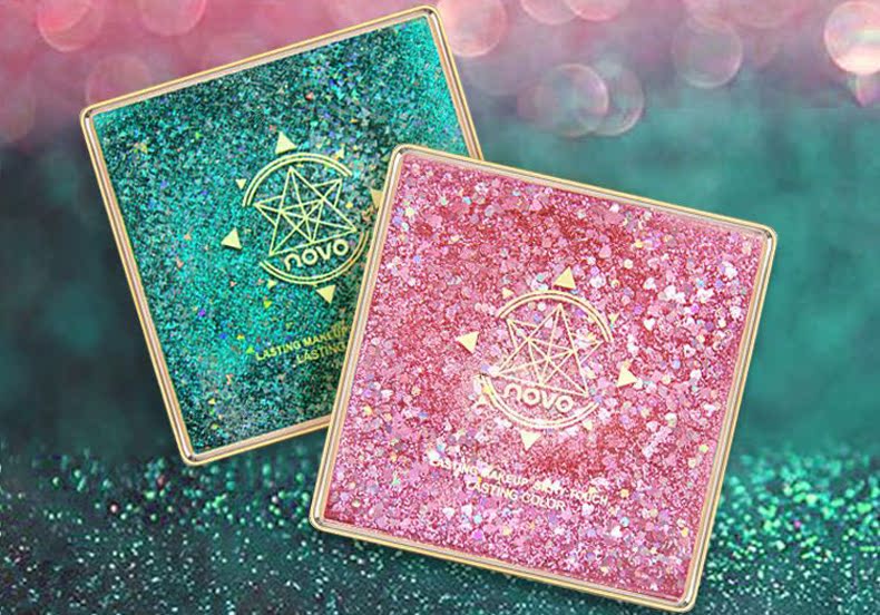 Bộ trang điểm mắt Quicksand Eyeshadow Nữ 2018 Mới Net Trang điểm mắt đỏ mới bắt đầu Bộ ba mảnh hoàn chỉnh của học sinh kem nền the face shop