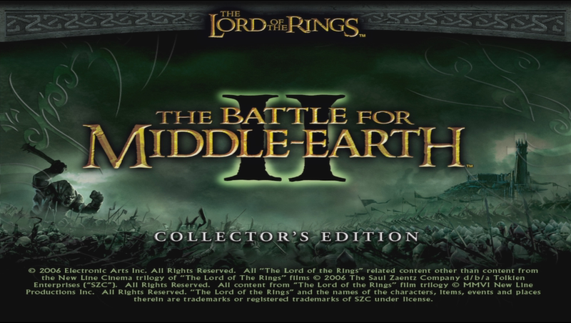 Old Game the Lord of the Rings: the Battle of Middle-Earth 2 with Dlc the Rise of the Witch-Kings, Playable on Win10,11
