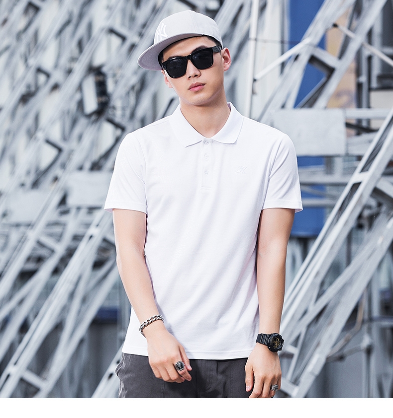 Đặc biệt bước chân ngắn tay áo thun nam ve áo POLO dạo phố giản dị 2019 hè mới nhẹ thời trang. - Áo polo thể thao áo thun polo nữ