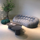 Модная креативная изогнутая ткань для гостиной, дизайнерский диван, популярно в интернете