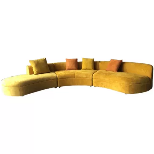 Изогнутый дизайнерский диван, ткань для гостиной, Италия