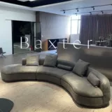 Изогнутый дизайнерский диван, ткань для гостиной, Италия