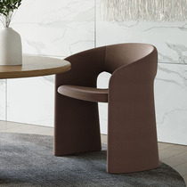 French imported designer dining chair and chair of Nordic creative leisure sample house reception chair