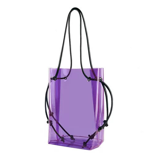 Летнее пляжное вместительное и большое ведро из ПВХ, вместительная и большая сумка на одно плечо, модный универсальный рюкзак