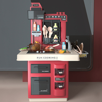 Play girl kitchen toy set simulation kitchen utensils cooking rice children 3 years old 4 children boys 5 babies 6