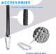 Double Rope Forearm Strength Trainer Forearm 0kg Stick Weight-Bearing Rope Arm Exercise Fitness Wrist Strength 0kg Roll