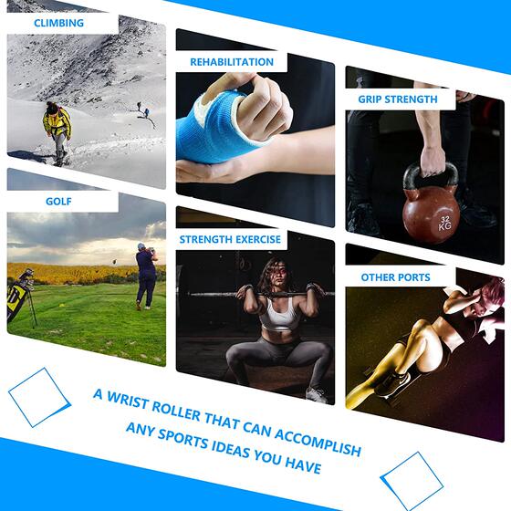 Double Rope Forearm Strength Trainer Forearm 0kg Stick Weight-Bearing Rope Arm Exercise Fitness Wrist Strength 0kg Roll